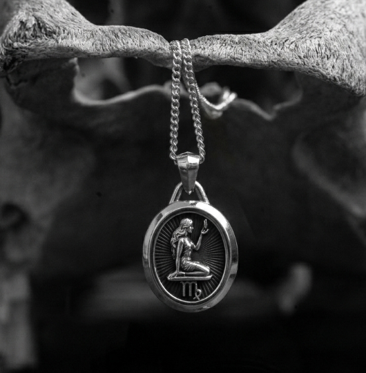Virgo Horoscope Pendant