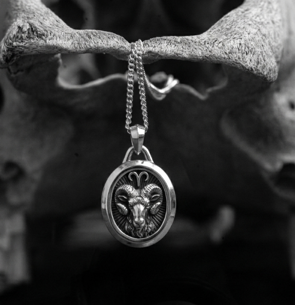 Aries Horoscope Pendant