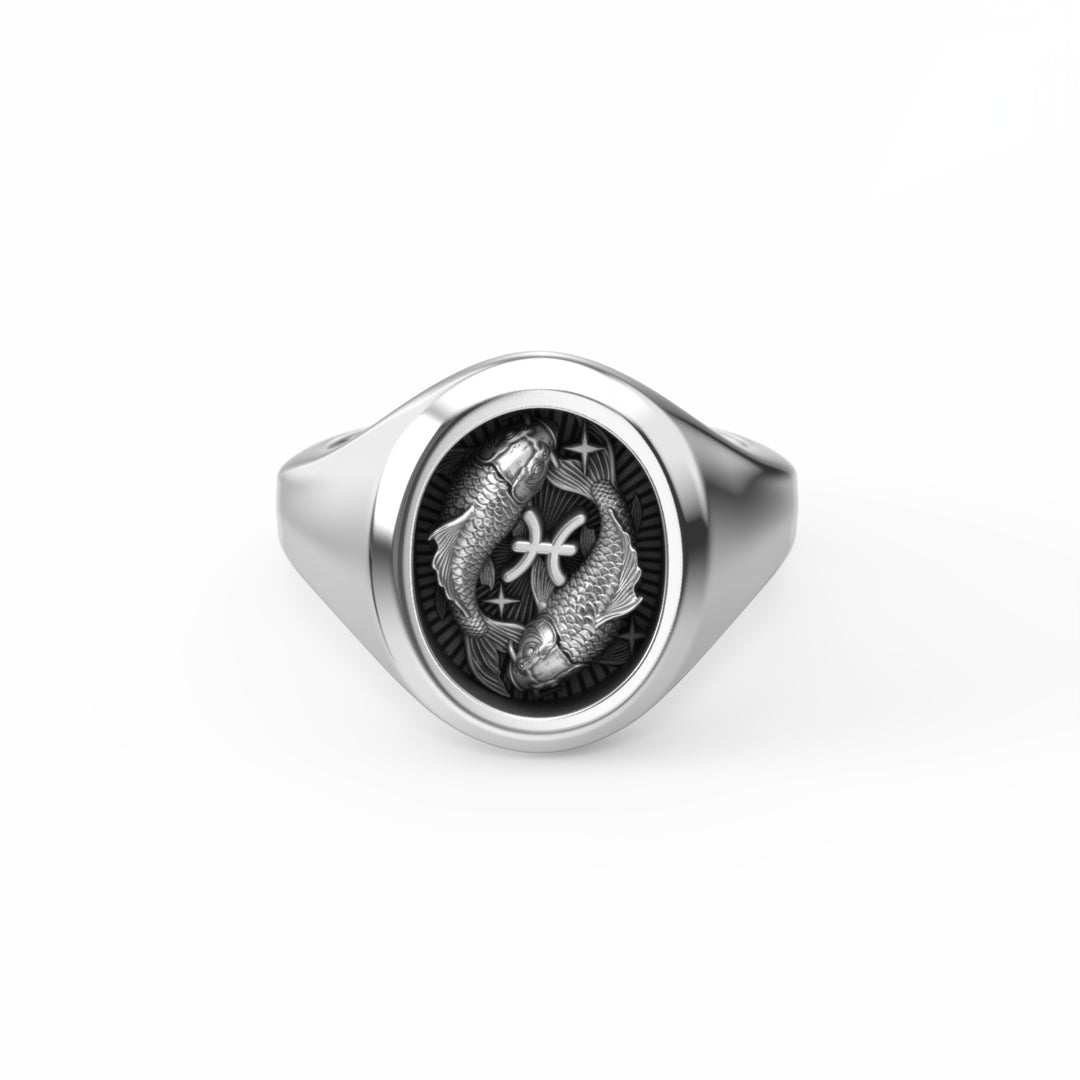 Pisces Horoscope Ring