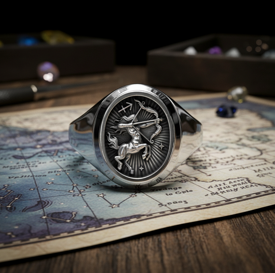 Sagittarius Horoscope Ring Accessories