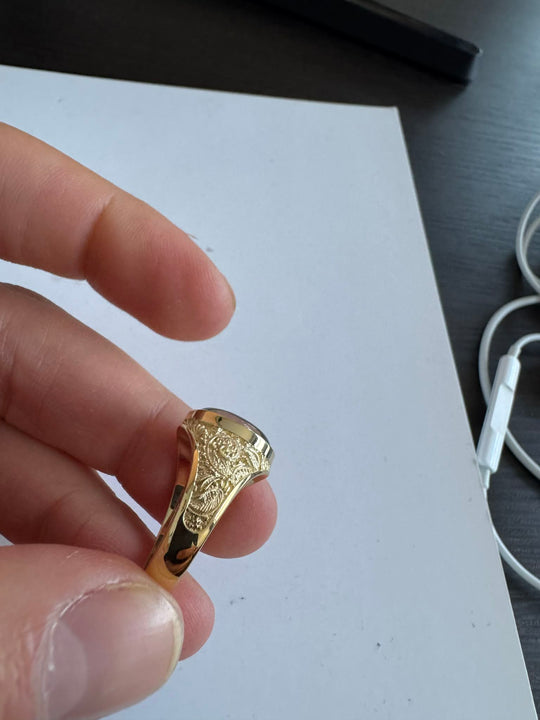 The Oval & Opal II | 9CT GOLD