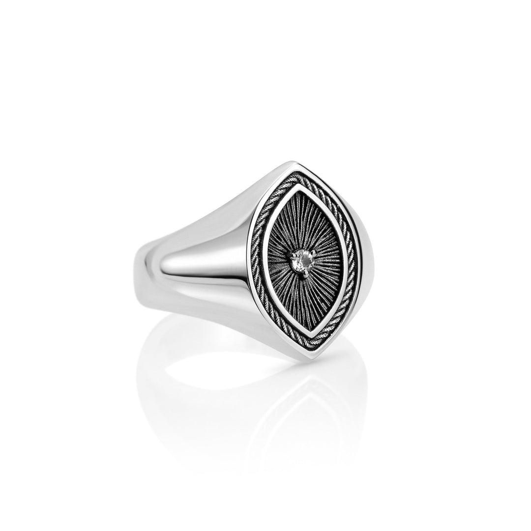 Marquise Signet w/ Diamond All Rings