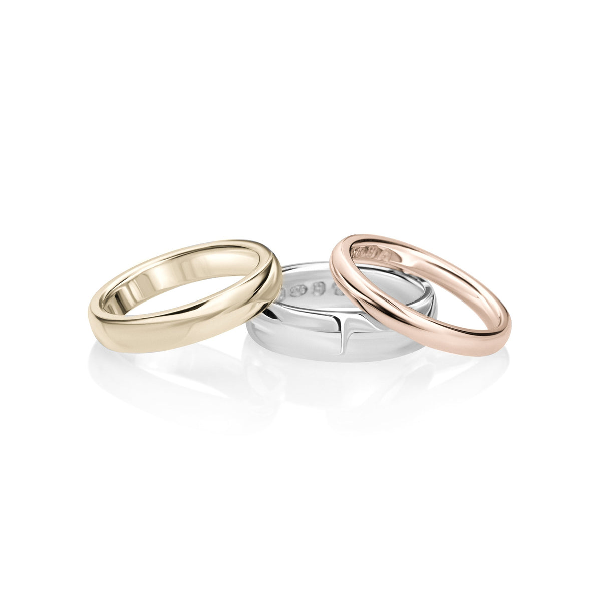 Silver Signature Half Dome Band – Howlet