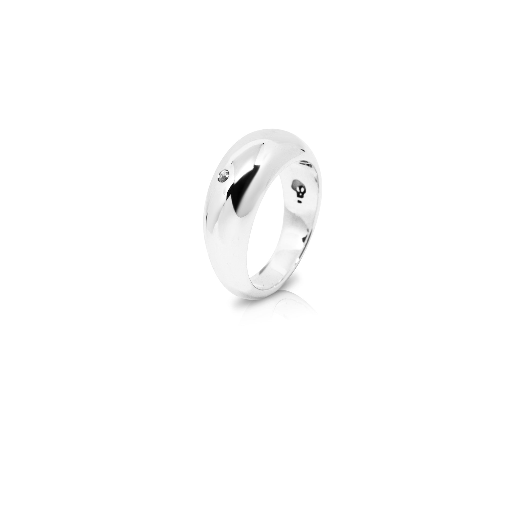 High Domed Signet w/ Stone All Rings