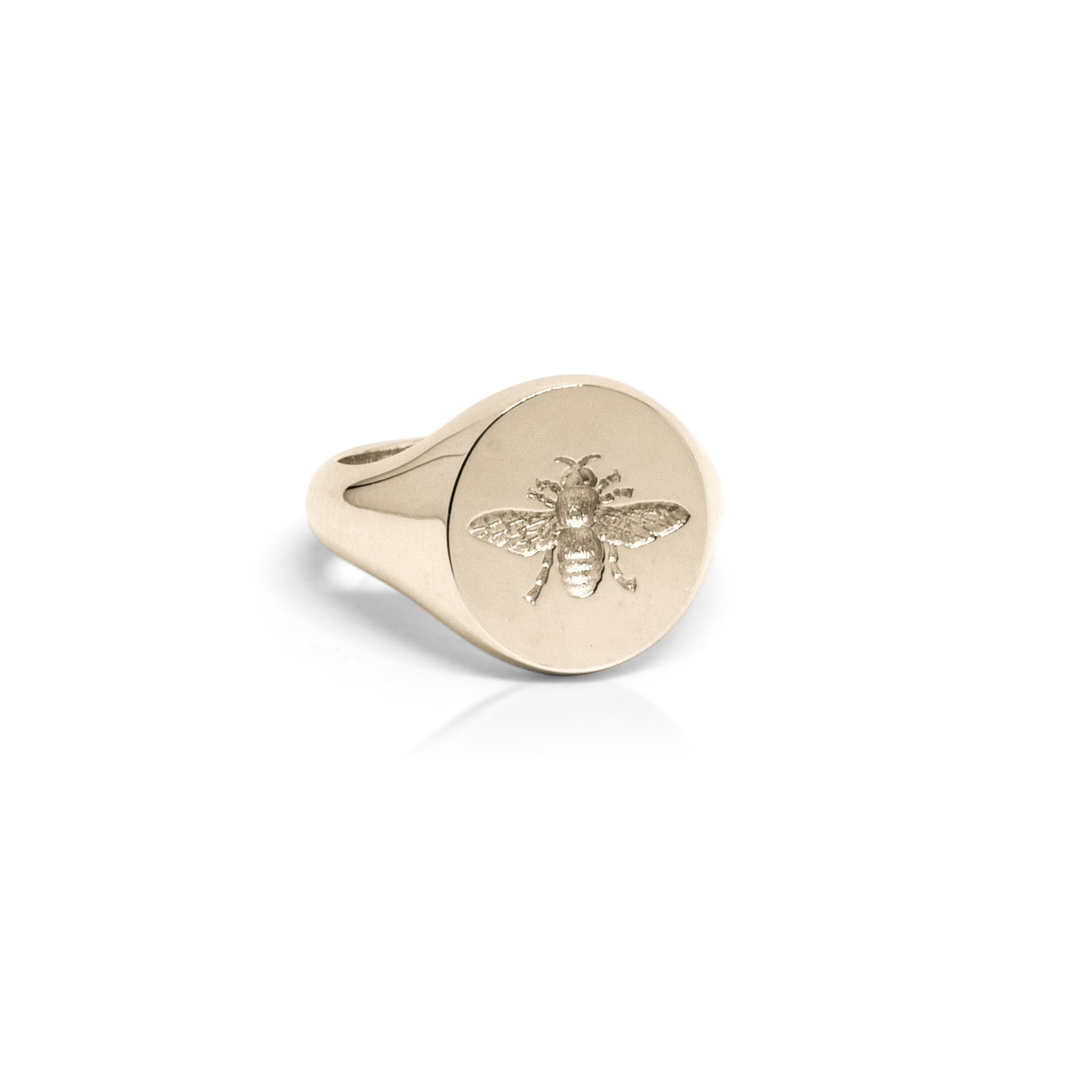 THE GOLD OVAL BEE SIGNET Default Category