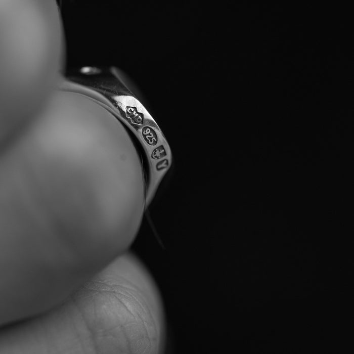 The June Signet w/ Alexandrite - Crooked Howlet Designs