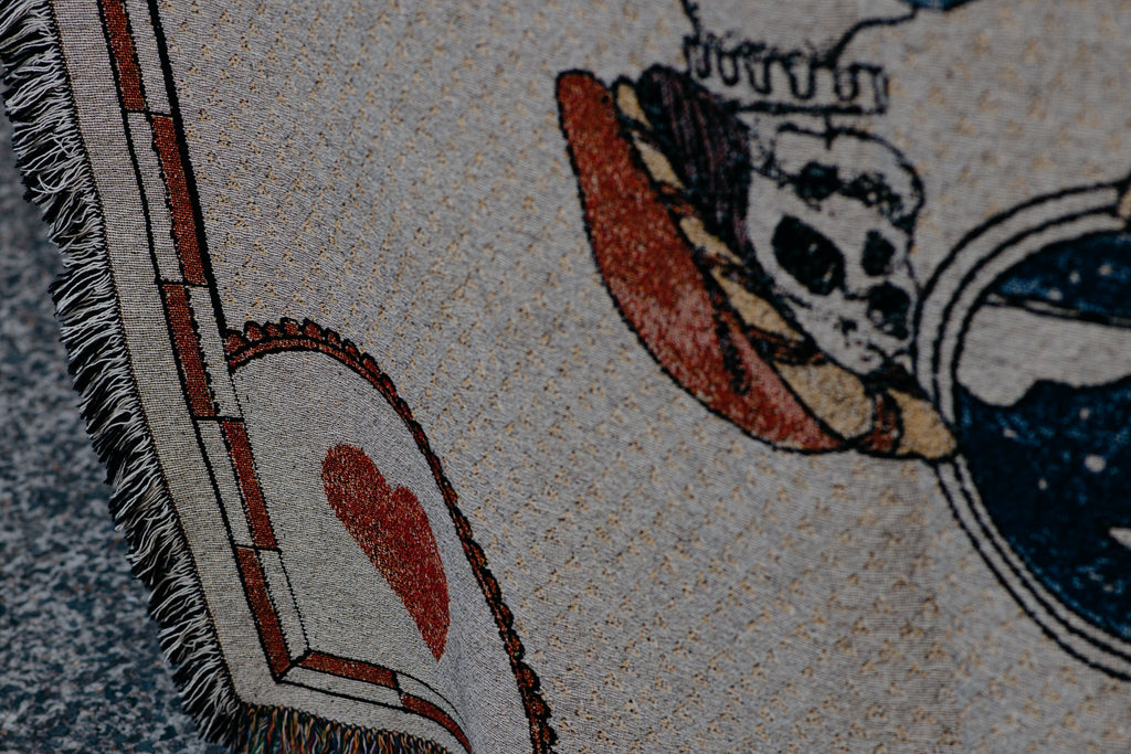 The Queen Of Hearts Throw (Pre-Release) - Crooked Howlet Designs