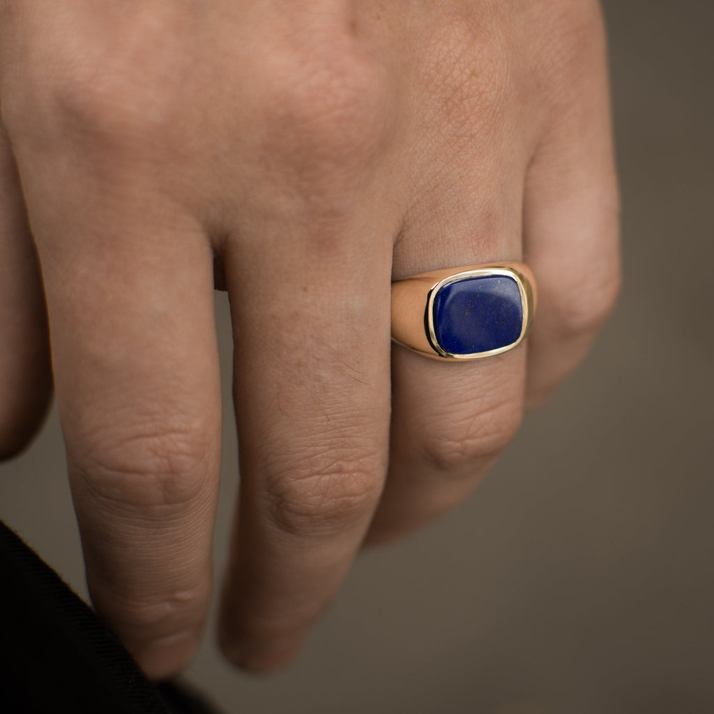 The Thin Cushion Lapis - Crooked Howlet Designs